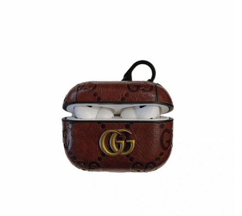 Brown Classic GG Style Shockproof AIRPODS PRO CASE