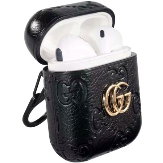 Gucci GG Style Leather ShockProof Case for Apple Airpods 1 & 2