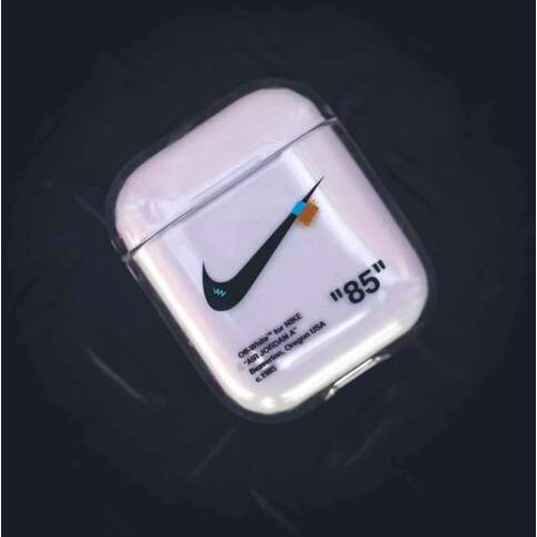 Nike Off-White Style Silicone ShockProof Case for Apple Airpods 1 & 2