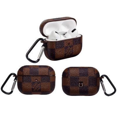 Checkered AirPods Pro Case - Brown